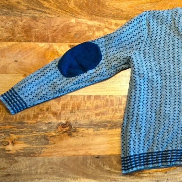 Grayers Light Blue Textured Crewneck Sweater - Picture 4 of 4